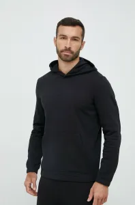 Tepláková mikina Calvin Klein Performance Essentials čierna farba, s kapucňou, jednofarebná #5837910
