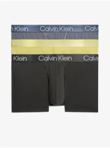 Boxerky pre mužov Calvin Klein Underwear - čierna, žltá, sivá #7189676