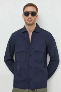 Košeľa Calvin Klein pánska, tmavomodrá farba, regular #8739009