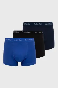 Calvin Klein 3P TRUNK Pánske boxerky, modrá, veľkosť S