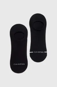 Ponožky Calvin Klein 2-pak pánske, čierna farba #6982420
