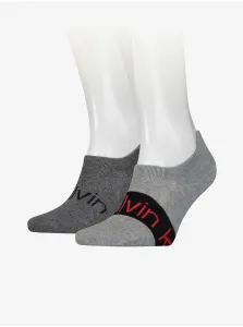Ponožky Calvin Klein pánske, šedá farba, 701218713