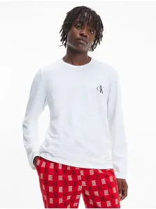 Pyžamo Calvin Klein Underwear pánska, červená farba, s potlačou