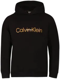 Calvin Klein EMB ICON HOL LOUNGE-L/S HOODIE Pánska mikina, čierna, veľkosť #2586279