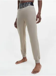 Pyžamové nohavice Calvin Klein Underwear pánske, šedá farba, jednofarebná #299150