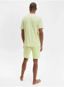 Tričko Calvin Klein Underwear pánske, žltá farba, s potlačou