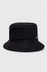 Bavlnený klobúk Calvin Klein čierna farba, bavlnený #7528091