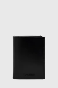 Kožená peňaženka Calvin Klein pánsky, čierna farba #7511973