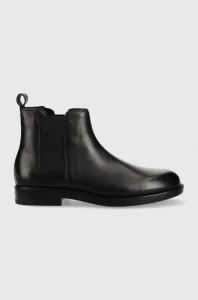 Kožené topánky chelsea Calvin Klein Chelsea Boot pánske, čierna farba #6139917