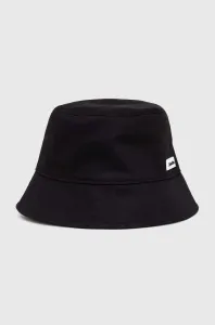 Obojstranný bavlnený klobúk Calvin Klein čierna farba, bavlnený #8737140