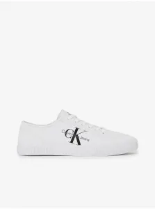 Calvin Klein ESSENTIAL VULCANIZED Pánske nízke tenisky, biela, veľkosť #5455725