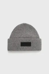 Vlnená čiapka Calvin Klein šedá farba, vlnená #2569458