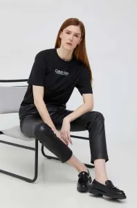Bavlnené tričko Calvin Klein čierna farba #6260681