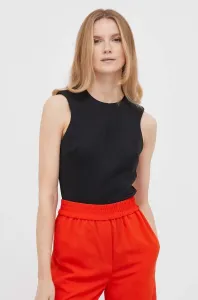 Blúzka Calvin Klein dámska, čierna farba