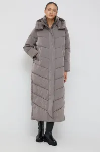 Bunda Calvin Klein dámska, fialová farba, zimná, #8863811