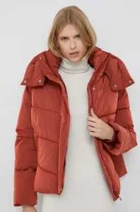Bunda Calvin Klein dámska, oranžová farba, zimná, oversize #299029