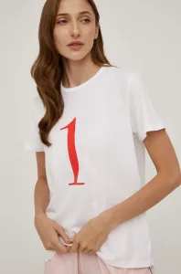 Calvin Klein S/S CREW NECK Dámske tričko, biela, veľkosť #4274007