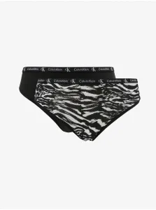 Nohavičky pre ženy Calvin Klein Underwear - tmavoružová, svetlosivá #5974904