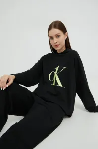 Calvin Klein CK1 COTTON LW NEW-L/S SWEATSHIRT Dámska mikina, čierna, veľkosť #4918556