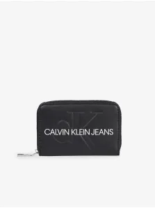 Calvin Klein ACCORDION ZIP AROUND Dámska peňaženka, čierna, veľkosť #403499