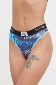 Tangá Calvin Klein Underwear tmavomodrá farba