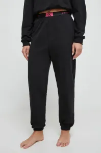 Bavlnené nohavice Calvin Klein Underwear čierna farba, melanžové #8372276