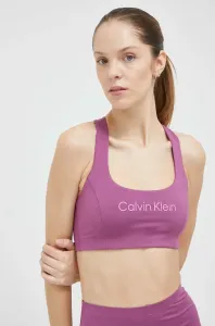 Calvin Klein ESSENTIALS PW MEDIUM SUPPORT SPORTS BRA Dámska športová podprsenka, ružová, veľkosť #5708739