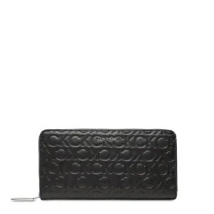 Čierna dámska vzorovaná peňaženka Calvin Klein #586445