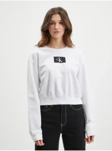 White Women's Calvin Klein Underwear Sweatshirt - Women
