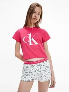 Pyžamo Calvin Klein Underwear dámska, ružová farba, #601210