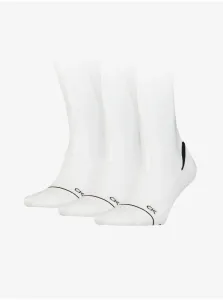 Set of three pairs of white Calvin Klein Underwear socks - Women