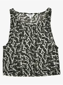 Black Women's Patterned Tank Top Calvin Klein Underwear - Women #5543059