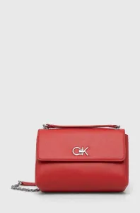 Kabelka Calvin Klein červená farba #8656888