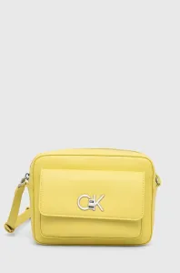 Kabelka Calvin Klein žltá farba #8752730