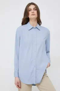 Košeľa Calvin Klein dámska, voľný strih, s klasickým golierom