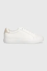 Kožené tenisky Calvin Klein VULC LACE UP biela farba, HW0HW01681 #8764996