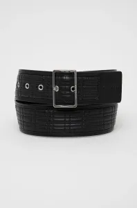 Kožený opasok Calvin Klein dámsky, čierna farba #8675029