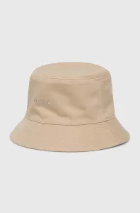 Obojstranný bavlnený klobúk Calvin Klein béžová farba, bavlnený #8660586