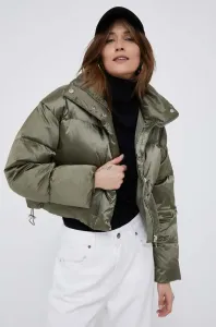 Páperová bunda Calvin Klein dámska, zelená farba, zimná #7810338