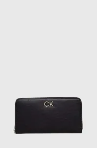 Peňaženka Calvin Klein dámsky, čierna farba #8751459