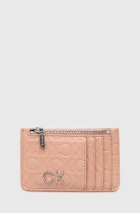 Peňaženka Calvin Klein dámsky, ružová farba #2589570