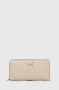 Peňaženka Calvin Klein dámsky, šedá farba