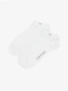 Set of two pairs of women's socks in white Calvin Klein - Women