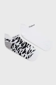 Ponožky Calvin Klein dámske, biela farba #5144772
