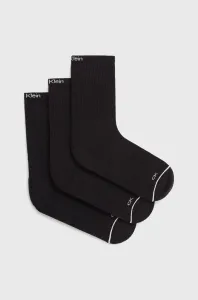 3PACK socks Calvin Klein black (701218766 001)