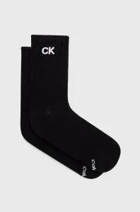 Ponožky Calvin Klein dámske, čierna farba #5144773