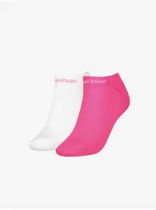 Ponožky Calvin Klein dámske, ružová farba, 701218774