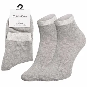 Ponožky Calvin Klein dámske, šedá farba #180200