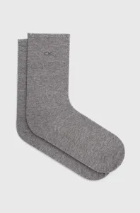 Ponožky Calvin Klein dámske, šedá farba #4224616