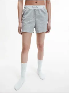 Light Grey Womens Sleeping Shorts Calvin Klein Underwear - Ladies #275932